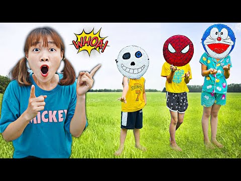 Cuộc Thi Làm Mặt Nạ Doraemon, Mặt Nạ Người Nhện Và Mặt Nạ Sans - Ai làm Đẹp Nhất ? Hà Sam