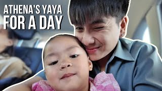 ATHENA'S YAYA FOR A DAY! (Grabe ang hirap!!)