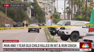 1-year-old child and man killed in hit-and-run in Playa del Rey