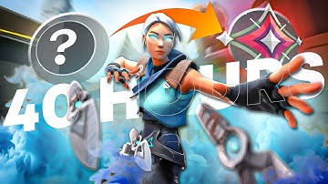 Unranked to Immortal 3 in 40 Hours… The Fastest Valorant Speedrun Ever!