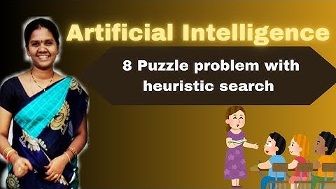 8 Puzzle problem with heuristic search techniques in Artificial Intelligence #cse #ai
