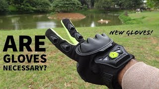 ARE MOTOCYCLE GLOVES NECESSARY? | MY NEW GLOVES | SCOYCO MC29