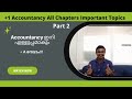 +1 Accountancy - All Chapters Important Topics (Part 2) അക്കൗണ്ടിങ്ങിൽ +A നേടാം !
