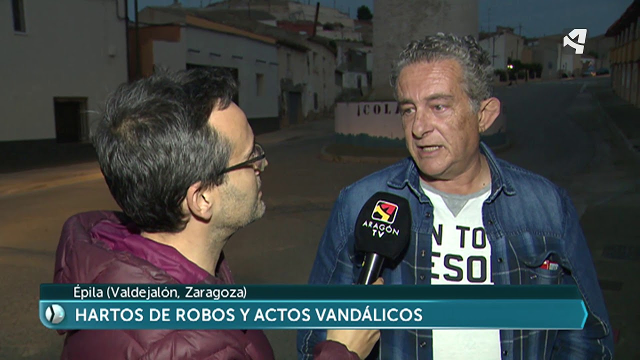 Hartos de la inseguridad en Épila