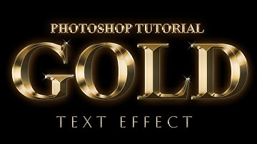 Mastering Photoshop: Gold Text Effect Tutorial