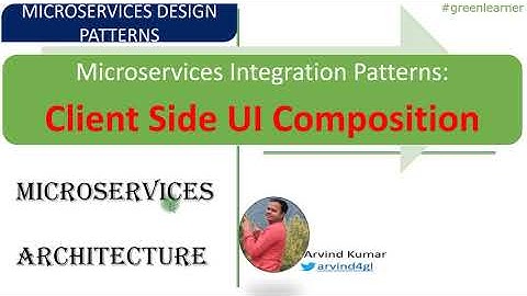 Client Side UI Composition Pattern || Microservices Integration Patterns