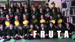 "Hino da fruta 2012/2013" - "Escola Luís Madureira"  - "Lisboa".mov