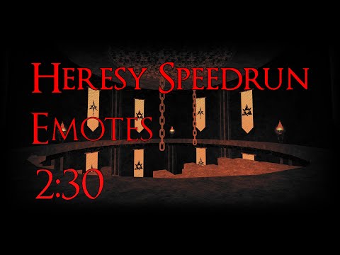 Roblox Heresy Depth 4 Speedrun 2 30 566 Emote Glitchless Youtube
