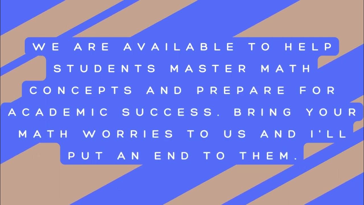 LEARN WITH AXIS MATH TUTORS YouTube