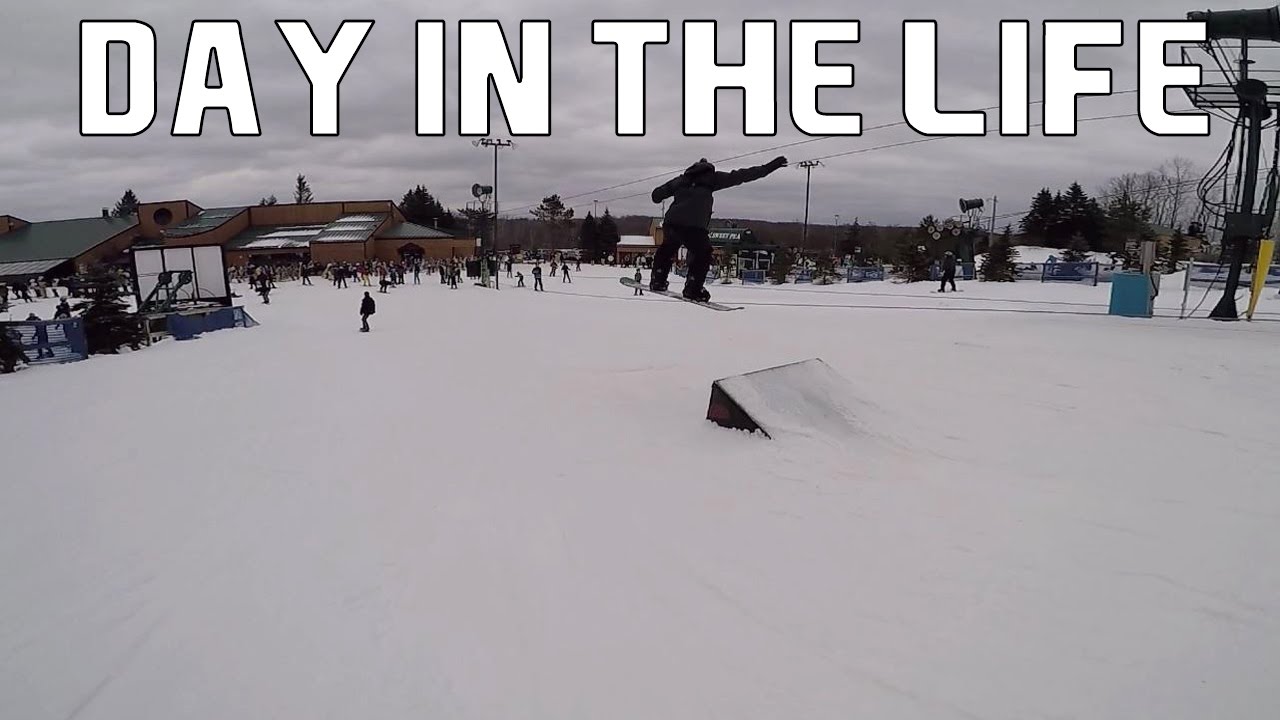 Day In The Life First Time Snowboarding!!!!!