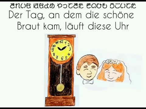 童謡「大きな古時計」Kinderlieder"Große alte Uhr"をドイツ語で歌いピアノ伴奏もしました