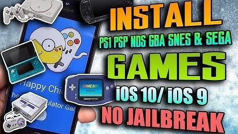 NEW! How to Install PS1 N64, PSP NDS, GBA Games FREE iOS 9 - 10.3.1 NO Jailbreak 2017