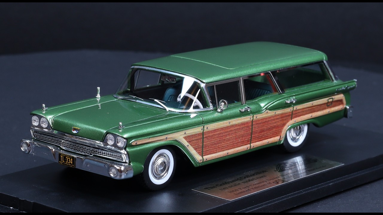 Goldvarg '59 Ford Station Wagons, 3 of them in 1/43! - YouTube