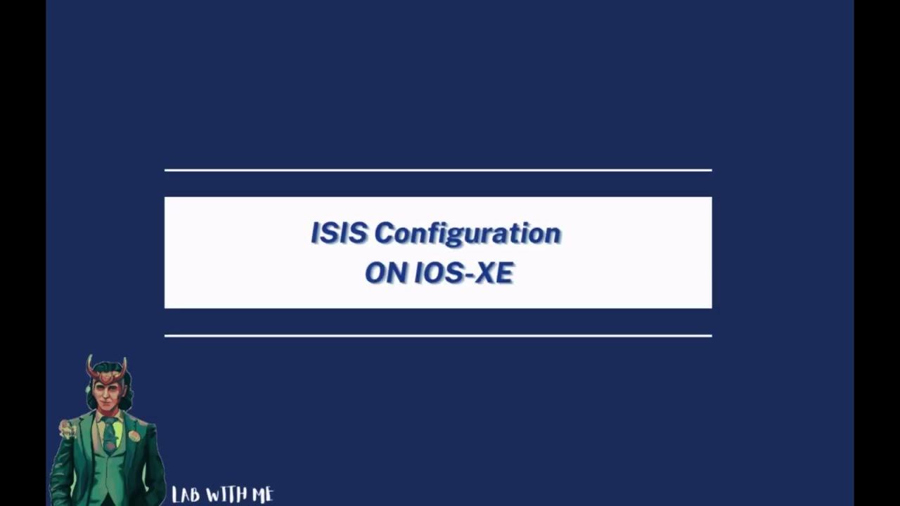 ISIS dualstack configuration on Cisco IOS_XE platform router! From 
