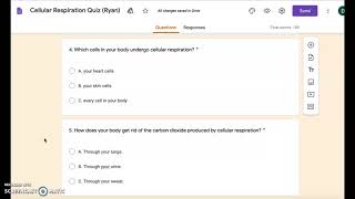 Cellular Respiration Brainpop Quiz