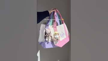 viral trader joes pastel spring mini totes 🌼 #shorts