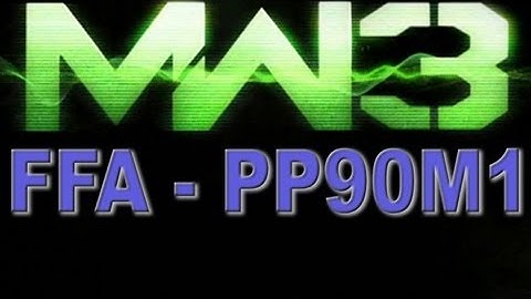 MW3 - FFA PP90M1 - trying out guns