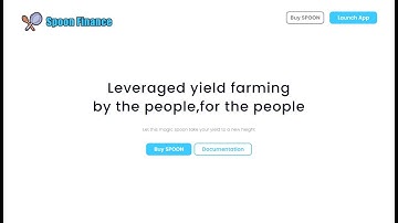 Spoon Finance - Leveraged Yield Farming on Fantom Based on Alpaca Finance