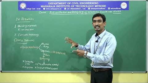 INTRODUCTION TO REHABILITATION AND RETROFITTING OF STRUCTURES|7SEM|M1|RRS(17CV753)|SESSION 1