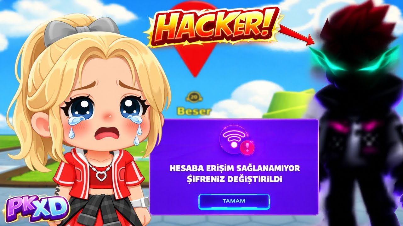 PK XD HESABIMI ÇALDILAR!! 😱 Hackerı Yakaladım!