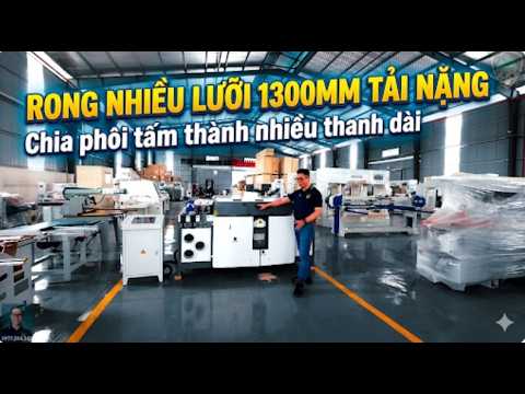 Tổng quan máy rong nhiều lưỡi khổ 1300mm của Woodmaster WM-1300MRH