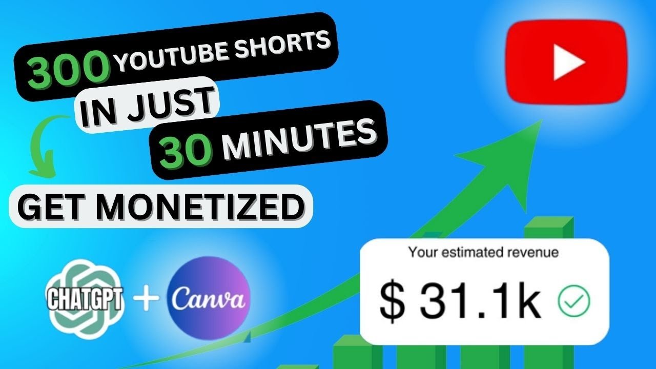 How to Make 300 YouTube Shorts in Just 30 MINUTES and grow a Faceless ...