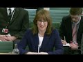 LIVE: Rachel Reeves answers questions at Treasury Committee on Spring Statement