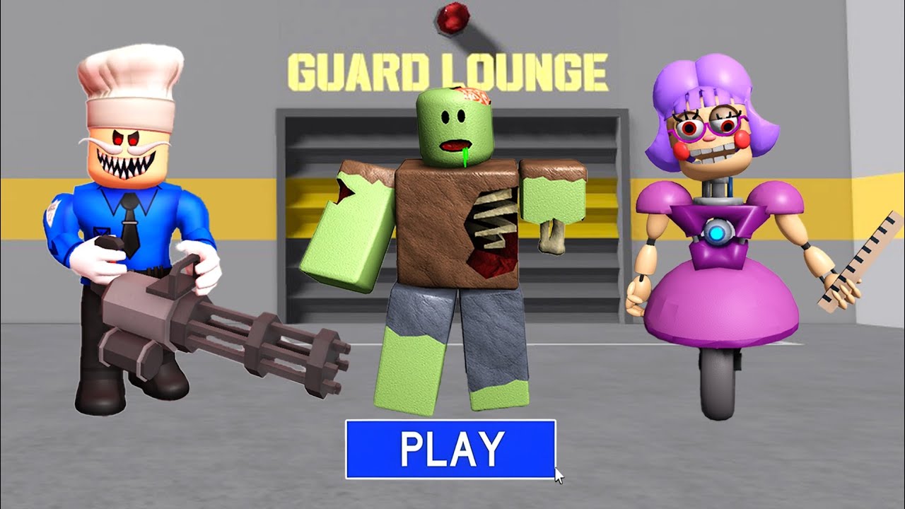 🚨👮Prisoner Escape! - Zombify vs Barry Battle!🔥Obby Full Gameplay #roblox 