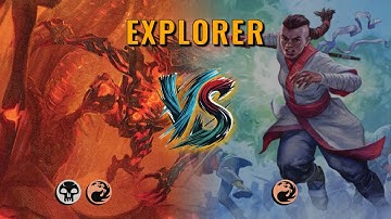 MTG Explorer - Rakdos Aggro by Yhwach VS Mono Red Aggro by Drakula
