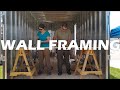 Wall Framing a Tiny Home | Cargo Trailer Conversion | Episode 1