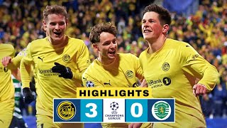 Bodøglimt Vs Sporting Cp 3-0 Highlights Kasper Høgh Goal Ucl 2025-26 Ole Blomberg