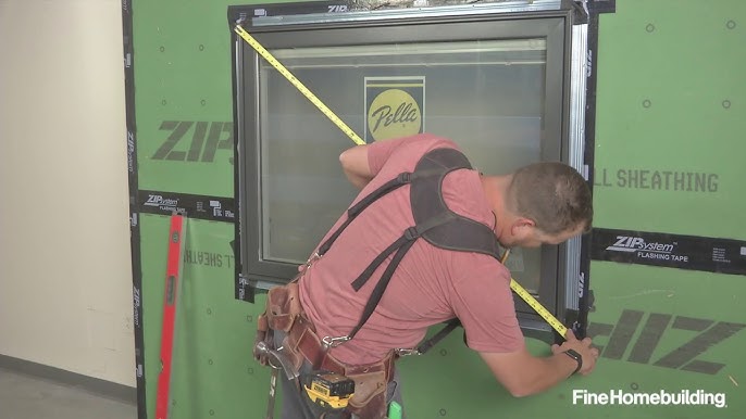 Installing ZIP System Sheathing: Rough Openings With Flashing Tape - Fine  Homebuilding