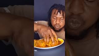 Nigerian Asmr Mukbang Ogbno Soup And Brown Fufu Eating Sound