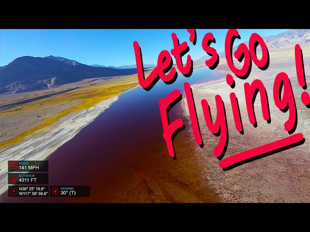 Let's Go Flying:  Kern Valley to Lone Pine (QHD)