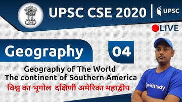5:00 PM - UPSC CSE 2020 | Geography by Saurabh Sir | Geography of The World