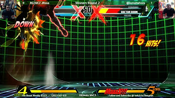 The Break #223   UMvC3 W2   RG MCZ JRosa VS @iamahwhore