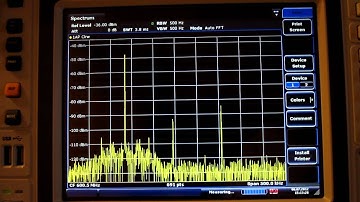 Spurious emissions of a USRP N210 with SBX daughterboard