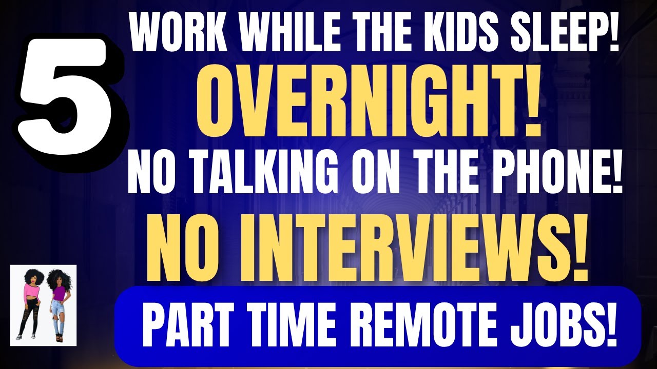 Ночная смена для мам! Работайте, пока дети спят | 5 тихих вариантов работы на дому без телефона