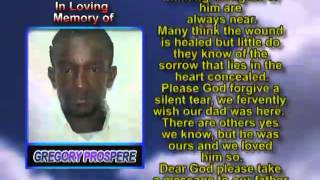 Gregory Prospere MEMORIAL