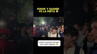 fusok y raider vs la pista 🤣🤣🤣 #freestyle #rap #humor #fusok #raider