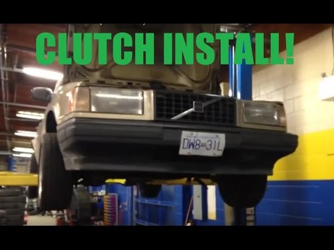 HOW TO INSTALL A CLUTCH (VOLVO 740)