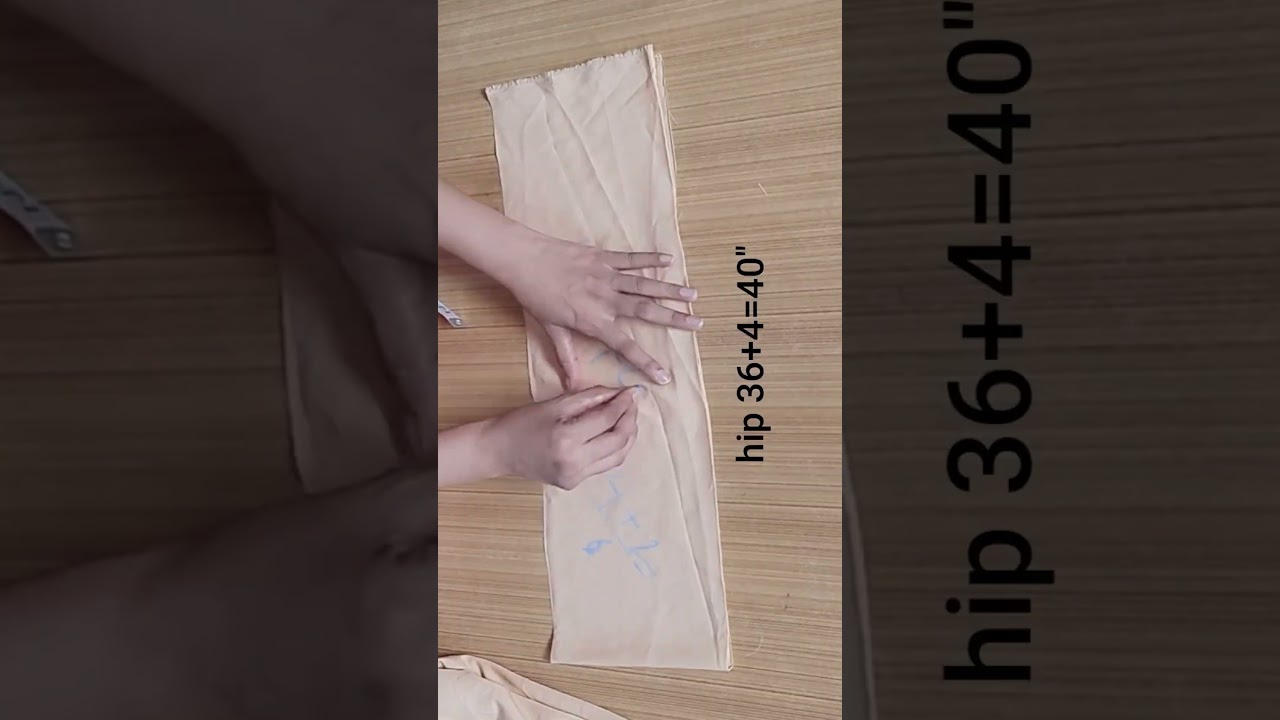 Dhoti salwar cut , sew # easy mathod # shorts