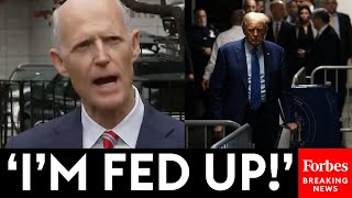 BREAKING NEWS: Rick Scott Slams 'Clearly Criminal' Prosecution Of Trump During Visit To NYC