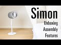 Simon 3d fan  unboxing  assembly  features