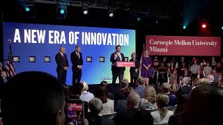 Governor DeSantis Speaks at Carnegie Mellon University Miami Announcement