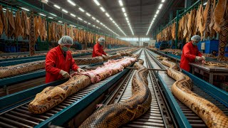 Celebrity Inside the Python Leather Factory – How Exotic Skins Become Million-Dollar Luxury Products Profile