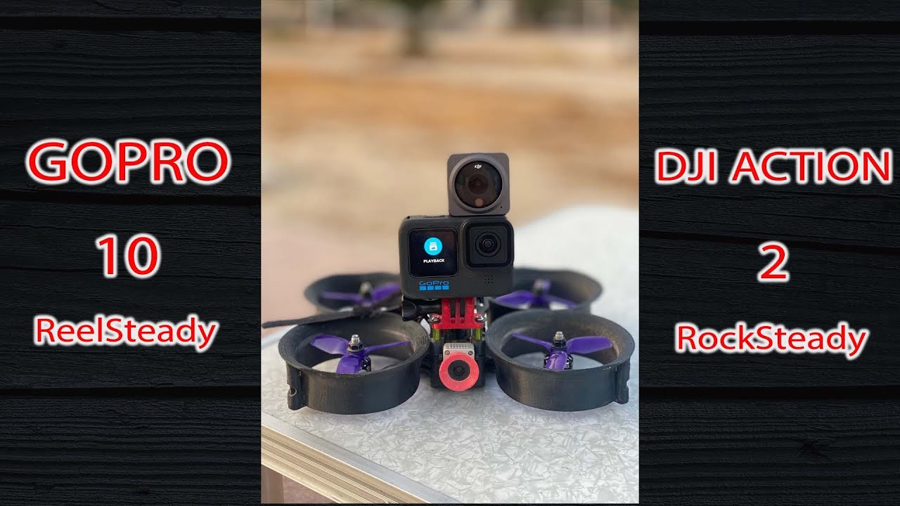 Dji Action 2 RockSteady VS Gopro 10 ReelSteady