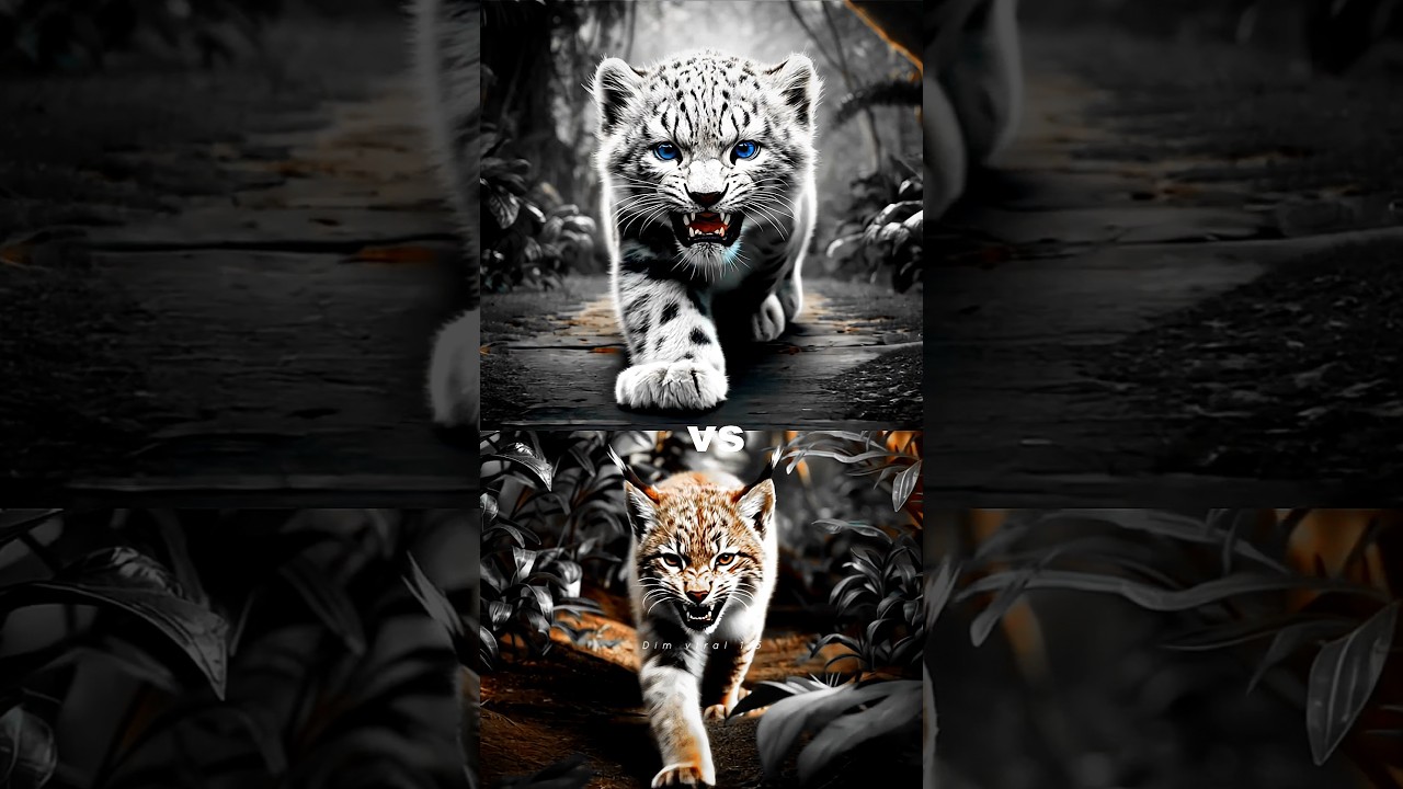 Snow leopard cube vs Tiger cub vs {Lion, cheetah, caracal, lynx, serval cats}
