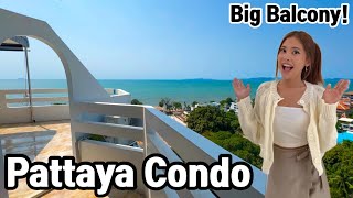 Pattaya Condo!!! Special BeachFacing 115 SQM Unit with Big Balcony 200M from Beach