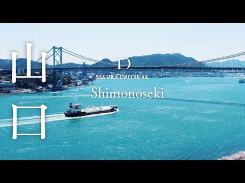 [桜ドローン撮影4K]山口県下関市功山寺, 火の山公園 / Kozan-ji & Hinoyama Park, Shimonoseki, Yamaguchi | 桜ドローンプロジェクト